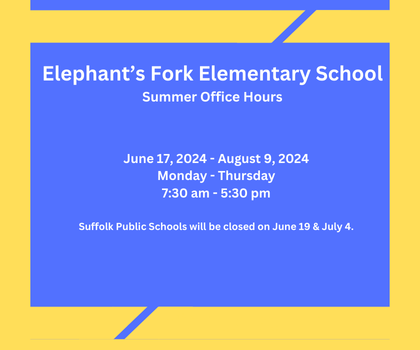  Elephant's Fork Summer Office Hours